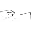 Ferrari 55mm Irregular Optical Glasses In Black