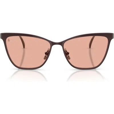 Ferrari 56mm Cat Eye Sunglasses In Multi