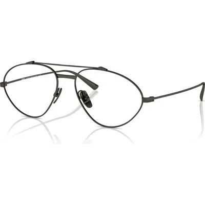 Ferrari 56mm Irregular Optical Glasses In Gray