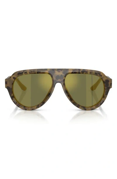 Ferrari 56mm Pilot Sunglasses In Brown
