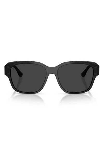 Ferrari 57mm Polarized Square Sunglasses In Black