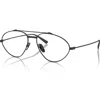 Ferrari 58mm Irregular Optical Glasses In Black