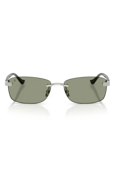 Ferrari 58mm Pillow Sunglasses In Green