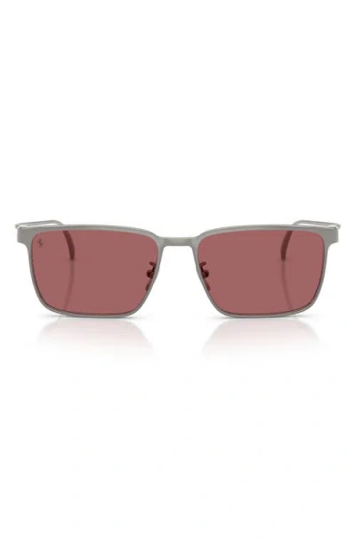 Ferrari 58mm Polarized Pillow Sunglasses In Pink