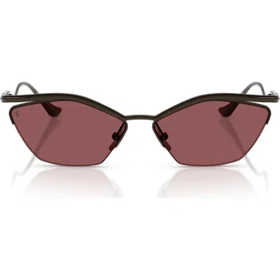 Ferrari 59mm Cat Eye Sunglasses In Black