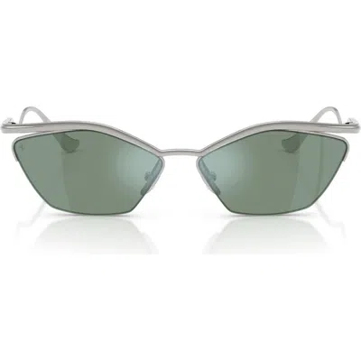 Ferrari 59mm Cat Eye Sunglasses In Green