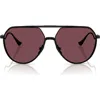 Ferrari Pilot-frame Sunglasses In Brown