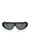 Ferrari Oversized Frame Sunglasses In Black