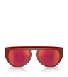 Ferrari Acetate Fh2005u Sunglasses In Red