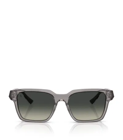 Ferrari Acetate Square Sunglasses In Brown