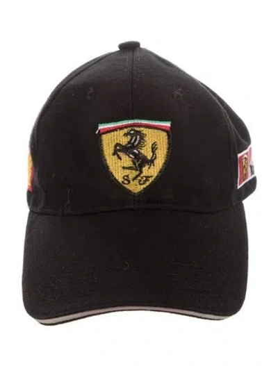 Pre-owned Ferrari Baseball Cap In Black