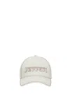 Ferrari Logo-embroidered Baseball Cap In White