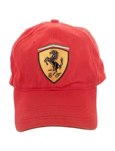 Pre-owned Ferrari Baseball Cap In Red