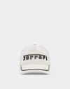Ferrari Baseball Cap With Embroidered  Logo And Leather Details In Black