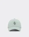 Ferrari Baseball Cap With Metal Prancing Horse In Blue