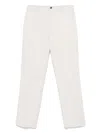Ferrari Beige Cotton Trousers In White