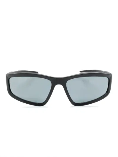 Ferrari Biker-style Frame Sunglasses In Black