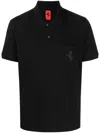 Ferrari Prancing Horse Polo Shirt In Black