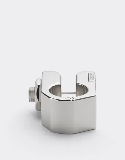 Ferrari Brass Ring In Silver