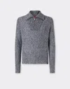 Ferrari Cashmere And Silk Knit In Gray
