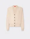 Ferrari Cotton And Linen Cardigan With Link Pattern