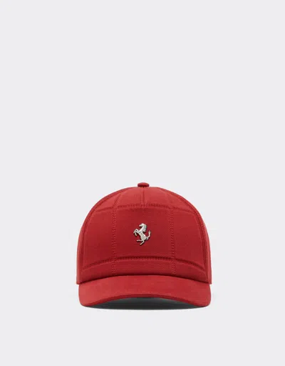 Ferrari Cotton Baseball Cap With Prancing Horse