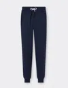 Ferrari Cotton-blend Joggers In Navy
