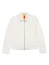 Ferrari Cotton Gabardine Bomber Jacket In Neutrals
