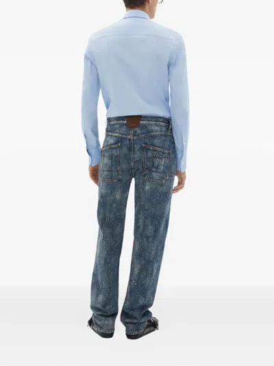 Ferrari Cotton Shirt In Blue