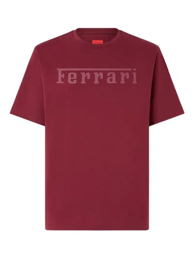 FERRARI FERRARI COTTON T-SHIRT
