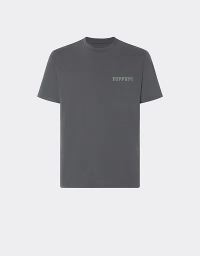 Ferrari Cotton T-shirt With  Logo