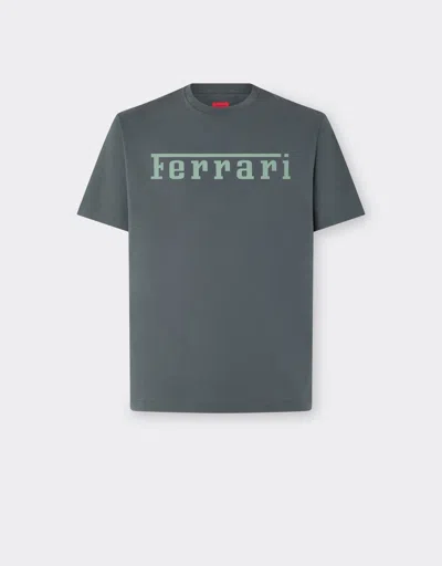Ferrari Cotton T-shirt With  Logo