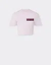 Ferrari Cropped T-shirt With  Patch