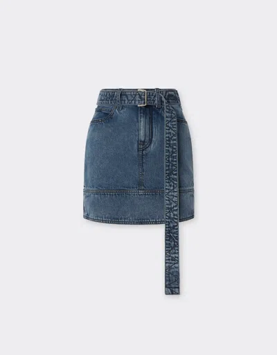 Ferrari Denim Mini Skirt