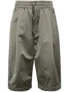 Ferrari Drawstring-waist Bermuda Shorts In Grey