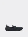 Ferrari Driver Loafers In Nubuck Leather In Navy