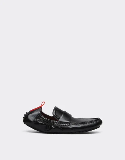 Ferrari Driver Shoes In Nappa Leather In Black