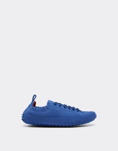 Ferrari Driving Trainers In Nubuck Leather In Klein Blue