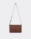 Ferrari Duffle Bag In Tumbled Leather In Hide