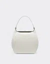 Ferrari Dino Handbag In Leather In Ecru