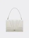 Ferrari Gt Handbag In Leather In Ecru