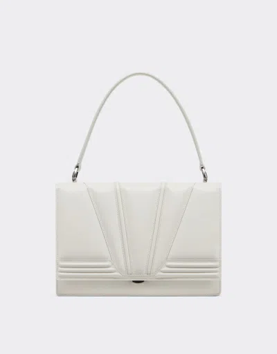 Ferrari Gt Handbag In Leather In Ecru