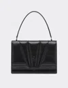 Ferrari Gt Leather Clutch Wallet With Chain In Black
