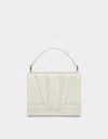Ferrari Gt Micro Brushed Leather Tote Bag In Ivory
