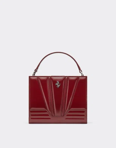 Ferrari Gt Micro Shiny Leather Tote Bag