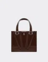 Ferrari Gt Mini Tote Bag In Glossy Leather