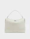 Ferrari Gt Soft Bag In Nubuck Leather In Ecru