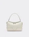 Ferrari Gt Soft Micro Bag In Grained Leather In Ivory