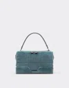 Ferrari Gt Soft Mini Bag In Shearling In Blue