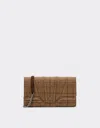 Ferrari Gt Tartan Wallet With Chain Strap